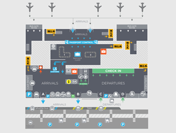 Terminal Map Ground Floor